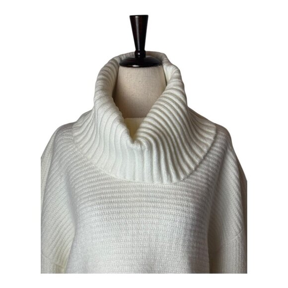 Michael Costello White Cowl Neck Sweater - Picture 5 of 13